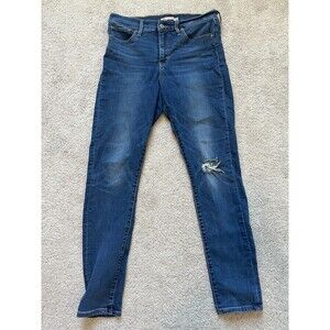 Levi's Ladies 311 Skinny Shaping Denim Size 32 x 30 Dark Blue Wash